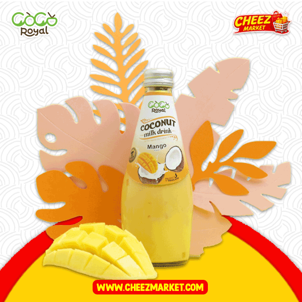 Coco Royal Coconut Milk Drink Mango Flavor (Imported) - 290ml