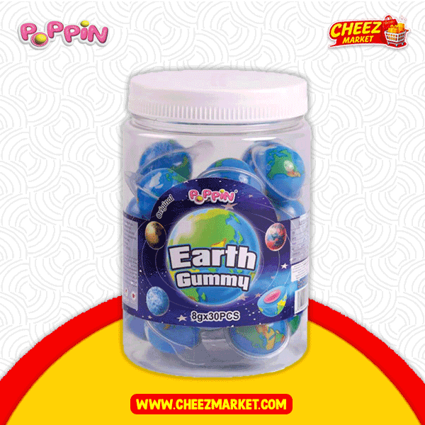 Poppin Earth Gummy Jelly (Imported) – Pack of 30