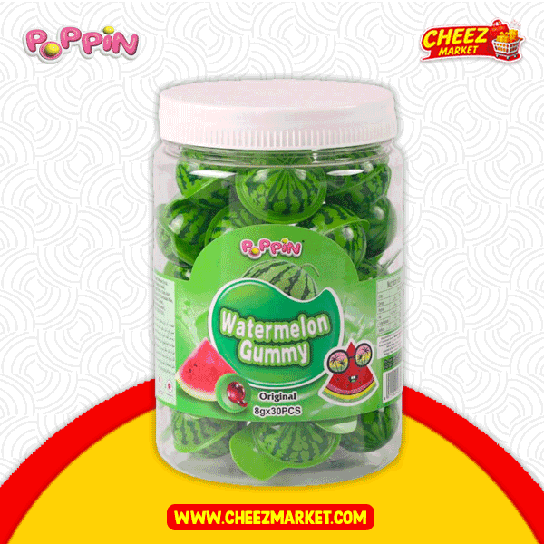 Poppin Watermelon Gummy Jelly (Imported) – Pack of 30